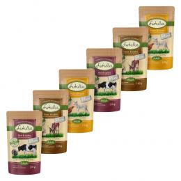 Angebot für 6 x 150 g Lukullus Naturkost Mini Mix Adult Frischebeutel  - Mixpaket (3 Sorten) - Kategorie Hund / Hundefutter nass / Lukullus Naturkost / Lukullus Probierpakete.  Lieferzeit: 1-2 Tage -  jetzt kaufen.