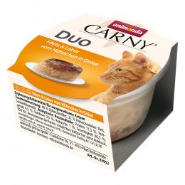 Angebot für animonda Carny Adult Duo 24 x 70 g - Filet & Leber vom Hühnchen in Gelee - Kategorie Katze / Katzenfutter nass / animonda Carny / animonda Carny Duo Mousse.  Lieferzeit: 1-2 Tage -  jetzt kaufen.