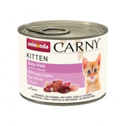 Angebot für animonda Carny Kitten 12 x 200 g - Baby-Paté - Kategorie Katze / Katzenfutter nass / animonda Carny / animonda Carny Kitten.  Lieferzeit: 1-2 Tage -  jetzt kaufen.