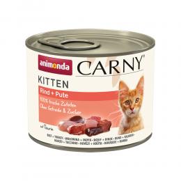 Angebot für animonda Carny Kitten 12 x 200 g - Rind & Pute - Kategorie Katze / Katzenfutter nass / animonda Carny / animonda Carny Kitten.  Lieferzeit: 1-2 Tage -  jetzt kaufen.