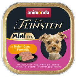Angebot für animonda vom Feinsten Adult Mini 32 x 100 g - mit Huhn, Gans + Petersilie - Kategorie Hund / Hundefutter nass / animonda / Vom Feinsten.  Lieferzeit: 1-2 Tage -  jetzt kaufen.
