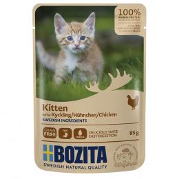 Angebot für Bozita Häppchen in Soße Kitten 12 x 85 g - Huhn - Kategorie Katze / Katzenfutter nass / Bozita / Pouch.  Lieferzeit: 1-2 Tage -  jetzt kaufen.
