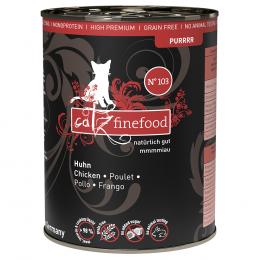 Angebot für catz finefood Purrrr Dose 6 x 400 g - No. 103 Huhn - Kategorie Katze / Katzenfutter nass / catz finefood / Purrrr.  Lieferzeit: 1-2 Tage -  jetzt kaufen.