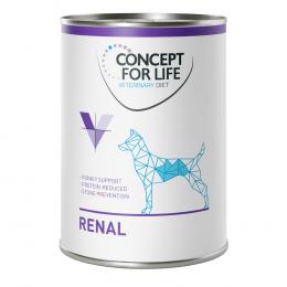 Angebot für Concept for Life Veterinary Diet Dog Renal -  Sparpaket: 12 x 400 g - Kategorie Hund / Hundefutter nass / Concept for Life Veterinary Diet / Nieren & Harntrakt.  Lieferzeit: 1-2 Tage -  jetzt kaufen.