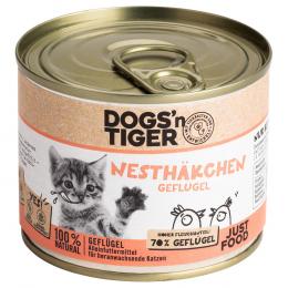 Angebot für Dogs'n Tiger Junior Cat 6 x 200 g - Geflügel - Kategorie Katze / Katzenfutter nass / Dogs'n Tiger / -.  Lieferzeit: 1-2 Tage -  jetzt kaufen.