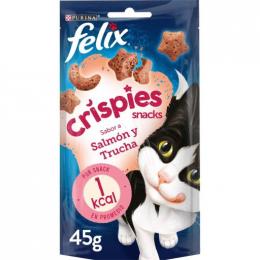 Felix Lachs- Und Forellen-Crispies-Snack Für Katzen 45 Gr