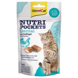 GimCat Nutri Pockets Dental mit Geflügel - Sparpaket: 6 x 60 g
