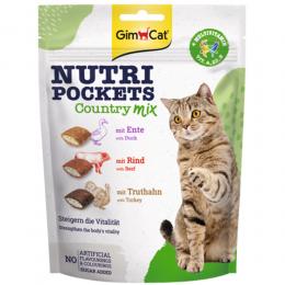 Angebot für GimCat Nutri Pockets -Sparpaket Country-Mix (3 x 150 g) - Kategorie Katze / Katzensnacks / GimCat / GimCat Knuspersnacks.  Lieferzeit: 1-2 Tage -  jetzt kaufen.