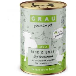 Grau Katzenfutter Rind & Ente 400 g (6,72 € pro 1 kg)