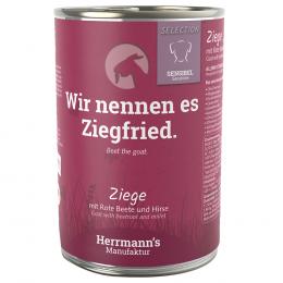 Herrmann's Selection Sensitive 12 x 400 g - Ziege mit Bio-Roter Bete & Bio-Hirse