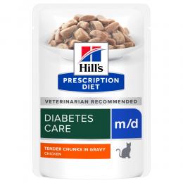Hill's Prescription Diet m/d mit Huhn - Sparpaket: 24 x 85 g