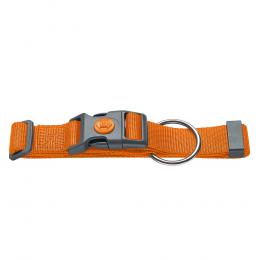 HUNTER Halsband London, orange - Vario Plus Größe L-XL: 39 - 64 cm Halsumfang, 25 mm breit