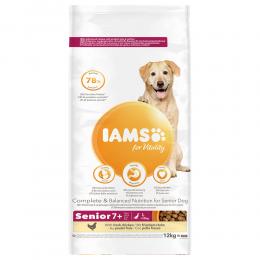 IAMS Advanced Nutrition Senior Large Dog mit Huhn - Sparpaket: 2 x 12 kg