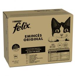 Angebot für Jumbopack Felix Classic Pouches 120 x 85 g - Rind und Huhn - Kategorie Katze / Katzenfutter nass / Felix / Classic.  Lieferzeit: 1-2 Tage -  jetzt kaufen.