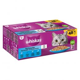 Angebot für Jumbopack Whiskas 1+ Adult Frischebeutel 144 x 85 g - Fisch Auswahl in Gelee - Kategorie Katze / Katzenfutter nass / Whiskas / Whiskas Adult.  Lieferzeit: 1-2 Tage -  jetzt kaufen.