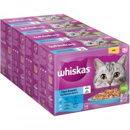 Angebot für Jumbopack Whiskas Senior Frischebeutel 144 x 85 g - 7+ Fischauswahl in Gelee - Kategorie Katze / Katzenfutter nass / Whiskas / Whiskas Senior.  Lieferzeit: 1-2 Tage -  jetzt kaufen.