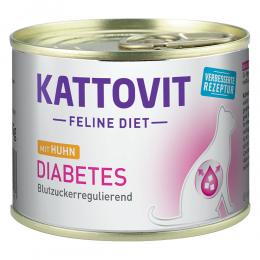 Angebot für Kattovit Diabetes / Gewicht 185 g - Sparpaket: Huhn (12 x 185 g) - Kategorie Katze / Katzenfutter nass / Kattovit Spezialdiät / Sonstige Diäten.  Lieferzeit: 1-2 Tage -  jetzt kaufen.