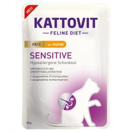 Angebot für Kattovit Sensitive Paté 10 x 85 g - mit Huhn - Kategorie Katze / Katzenfutter nass / Kattovit Spezialdiät / Sensitiv/ Gastro.  Lieferzeit: 1-2 Tage -  jetzt kaufen.