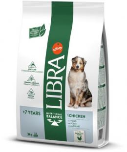 Libra Dog Trockenfutter +7 Erwachsenenjahre 12 Kg