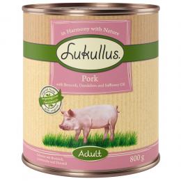 Angebot für Lukullus Naturkost Adult Getreidefrei 6 x 800 g Schwein - Kategorie Hund / Hundefutter nass / Lukullus Naturkost / Lukullus Getreidefrei.  Lieferzeit: 1-2 Tage -  jetzt kaufen.