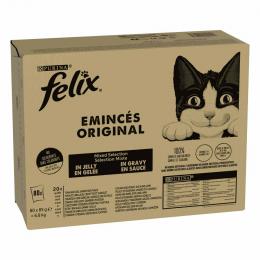 Angebot für Megapack Felix Classic Pouches 80 x 85 g - Fisch & Fleisch Mixpaket (4 Sorten) - Kategorie Katze / Katzenfutter nass / Felix / Classic.  Lieferzeit: 1-2 Tage -  jetzt kaufen.