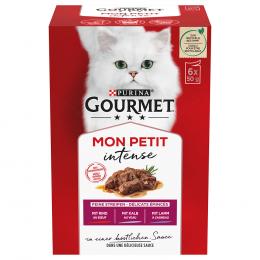 Mixpaket Gourmet Mon Petit 6 x 50 g - Rind, Kalb, Lamm