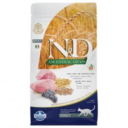 Angebot für N&D Cat Ancestral Grain Adult Lamm & Blaubeere - 5 kg - Kategorie Katze / Katzenfutter trocken / Farmina / Farmina N&D Low Grain Feline.  Lieferzeit: 1-2 Tage -  jetzt kaufen.