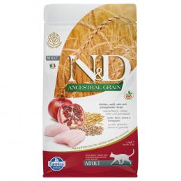 Angebot für N&D Cat Ancestral Grain Adult mit Huhn & Granatapfel  - 1,5 kg - Kategorie Katze / Katzenfutter trocken / Farmina / Farmina N&D Low Grain Feline.  Lieferzeit: 1-2 Tage -  jetzt kaufen.