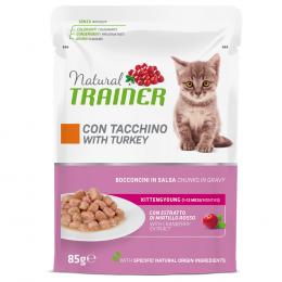 Natural Trainer Kitten & Young  -  24 x 85 g Truthahn