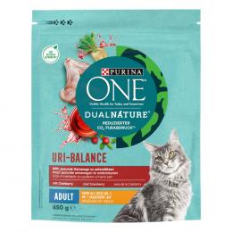 PURINA ONE Dual Nature Adult mit Huhn & Cranberry - Sparpaket: 4 x 650 g