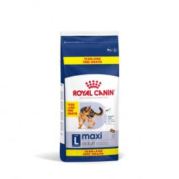 Royal Canin Maxi Adult  - 15 kg + 3 kg gratis!