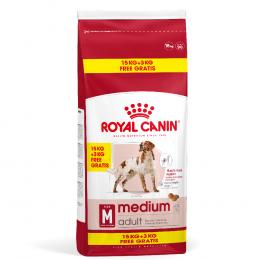 Royal Canin Medium Adult  - 15 kg + 3 kg gratis!