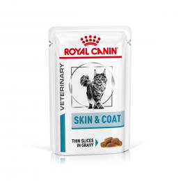 Angebot für Royal Canin Veterinary Feline Skin & Coat in Soße - Sparpaket: 24 x 85 g - Kategorie Katze / Katzenfutter nass / Royal Canin Veterinary / Haut & Fell.  Lieferzeit: 1-2 Tage -  jetzt kaufen.