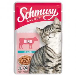 Angebot für Schmusy Ragout in Sauce 22 x 100 g - Rind - Kategorie Katze / Katzenfutter nass / Schmusy / Frischebeutel.  Lieferzeit: 1-2 Tage -  jetzt kaufen.