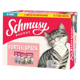 Angebot für Schmusy Ragout in Sauce Mix - 24 x 100 g - Kategorie Katze / Katzenfutter nass / Schmusy / Frischebeutel.  Lieferzeit: 1-2 Tage -  jetzt kaufen.