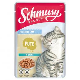 Angebot für Schmusy Ragout Kitten in Sauce 22 x 100 g - Pute - Kategorie Katze / Katzenfutter nass / Schmusy / Kitten.  Lieferzeit: 1-2 Tage -  jetzt kaufen.