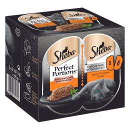 Sheba Perfect Portions 48 x 37,5 g - Sauce mit Truthahn