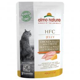 Angebot für Sparpaket Almo Nature HFC Natural Pouch 12 x 55 g  - Hühnerfilet mit Käse - Kategorie Katze / Katzenfutter nass / Almo Nature / Almo Nature HFC.  Lieferzeit: 1-2 Tage -  jetzt kaufen.