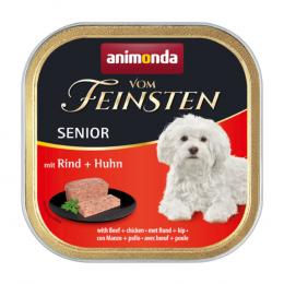 Angebot für Sparpaket animonda vom Feinsten 48 x 150 g - Senior: Rind & Huhn - Kategorie Hund / Hundefutter nass / animonda / Vom Feinsten.  Lieferzeit: 1-2 Tage -  jetzt kaufen.
