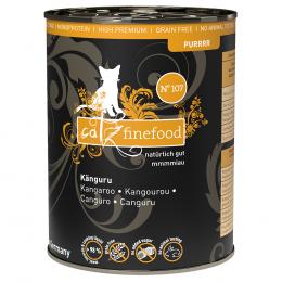 Angebot für Sparpaket catz finefood Purrrr 12 x 400 g - No. 107 Känguru - Kategorie Katze / Katzenfutter nass / catz finefood / Purrrr.  Lieferzeit: 1-2 Tage -  jetzt kaufen.