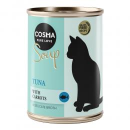 Angebot für Sparpaket Cosma Soup 12 x 100 g - Thunfisch mit Karotte - Kategorie Katze / Getreidefreies Katzenfutter / Cosma / Nassfutter.  Lieferzeit: 1-2 Tage -  jetzt kaufen.