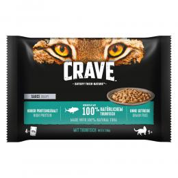 Angebot für Sparpaket Crave Pouch Multipack 52 x 85 g - Sauce mit Thunfisch - Kategorie Katze / Katzenfutter nass / Crave / -.  Lieferzeit: 1-2 Tage -  jetzt kaufen.
