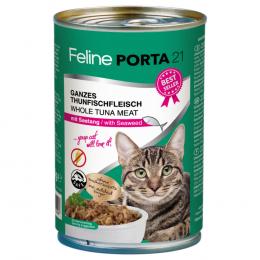 Angebot für Sparpaket Feline Porta 12 x 400 g - Mixpaket Thunfisch (4 Sorten) - Kategorie Katze / Katzenfutter nass / Porta 21 / Dosen.  Lieferzeit: 1-2 Tage -  jetzt kaufen.