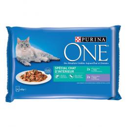 Angebot für Sparpaket PURINA ONE 8 x 85 g - Indoor Thunfisch und Kalbfleisch - Kategorie Katze / Katzenfutter nass / PURINA ONE / -.  Lieferzeit: 1-2 Tage -  jetzt kaufen.