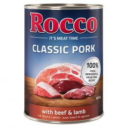 Sparpaket Rocco Classic Pork 12 x 400g Rind & Lamm