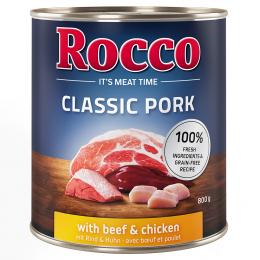 Sparpaket Rocco Classic Pork 24 x 800g Rind & Huhn