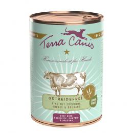 Angebot für Terra Canis Getreidefrei 6 x 400 g - Rind mit Zucchini, Kürbis & Oregano - Kategorie Hund / Hundefutter nass / Terra Canis / Menü Getreidefrei.  Lieferzeit: 1-2 Tage -  jetzt kaufen.