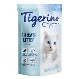 Tigerino Crystals Classic Sensitive Katzenstreu – parfümfrei - 6 x 5 l