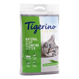 Tigerino Premium Katzenstreu – Duft nach frischem Gras - 12 kg
