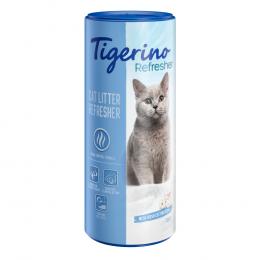 Tigerino Refresher Naturton-Deodorant für Katzenstreu – 3 Duftvarianten - Sparpaket: Baumwollblütenduft (2 x 700 g)